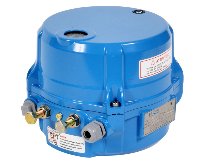 Quarter-turn electric actuator SR03 24V DC 10/35s 30Nm